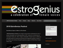 Tablet Screenshot of estrogenius.org